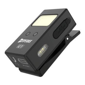 SPERAS Многофункционално EDC фенерче с клипс U1, черно (U1)