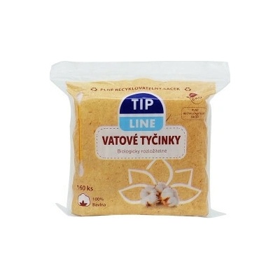 Tip Line vatové tyčinky EKO 160 ks