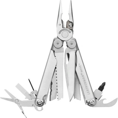 Leatherman Kleště MULTITOOL multifunkční skládací WAVE PLUS STŘÍBRNÉ – Zboží Dáma