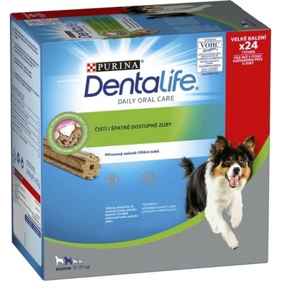 Dentalife Medium maškrty 24 tyčiniek 8 x 69 g