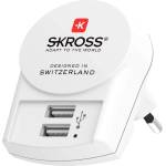 SKROSS Адаптер-зарядно SKROSS Euro USB Charger 1.302421, 2 x USB-A, 2.4A (1.302421) - zettabytex