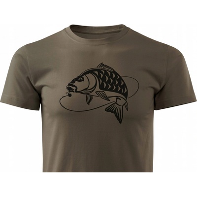 Forestmax pre rybára hnedá potlač karp