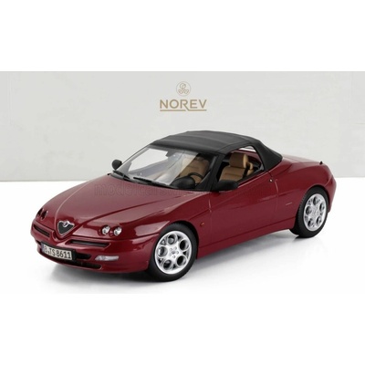 NOREV ALFA ROMEO SPIDER CARIOLET 1999 RED 1:18