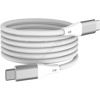 WINNER GROUP-WG - Магнитен USB-C кабел 60W, 1м, бял (WN0016)