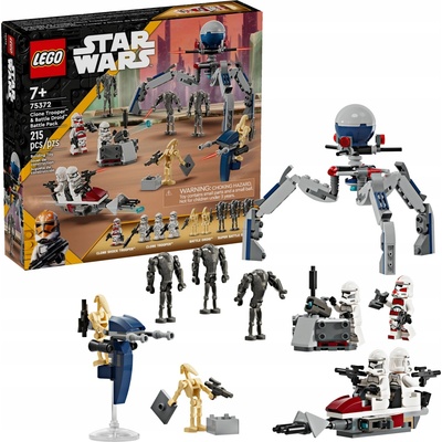 LEGO® Star Wars™ 75372 Bojový balíček Klonového vojaka a Bojového droida