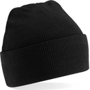 Beechfield zimní čepice Original Cuffed beanie černá