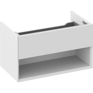 RAVAK Lite - Шкаф за мивка 80x45x43 см, 1 чекмедже, опушено сиво X000001865 (X000001865)