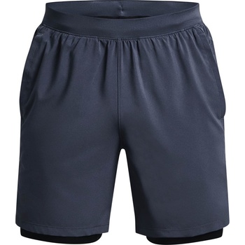 Under Armour UA Launch SW 7'' 2 in 1 Pitch Gray/Black/Reflective