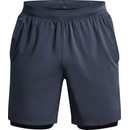 Under Armour UA Launch SW 7'' 2 in 1 Pitch Gray/Black/Reflective