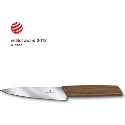 Victorinox Кухненски нож Victorinox Swiss Modern Office Knife универсален, 150 мм, орех (6.9010.15G)