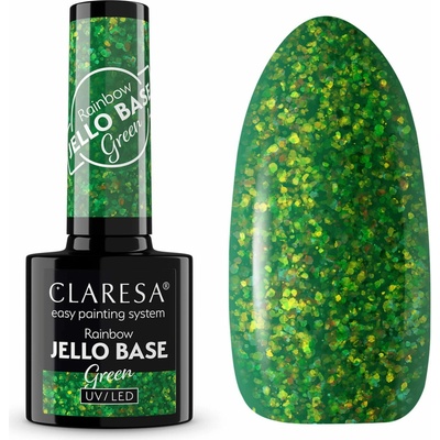 Gél lak CLARESA® Rainbow Jello Base Green 5g