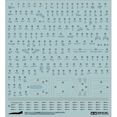 Tamiya F-4 Phantom II Door Decal Set A 1:48