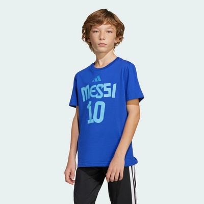 Adidas Dětské tričko MESSI Name and number blue – Hledejceny.cz