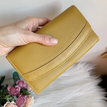 Image 1 of Портмоне Естествена кожа Beige - Модел 1039