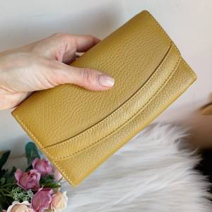  Портмоне Естествена кожа Beige - Модел 1039