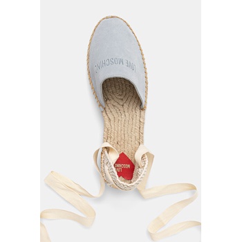 Love Moschino еспадрили дамски от велур (JA10562G0OIG5701)