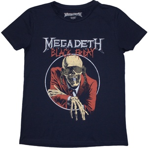 Megadeth Black Friday (Back Print) Navy Blue L Дамски Риза (MEGATS32LN03)