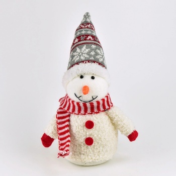 Textilný snehuliak 30 cm