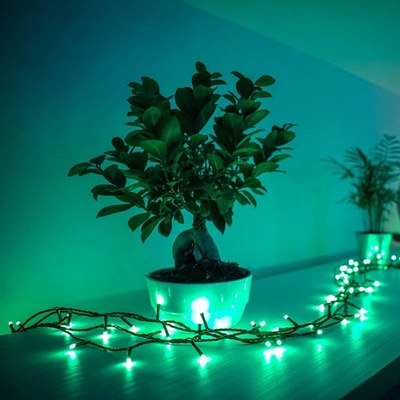 twinkly Třpytivá pohádková světla RGB černá 250 světel 20 m TWS250STP-BEU