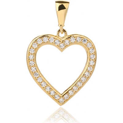 Diante Zlatý přívěsek srdíčko 59642380