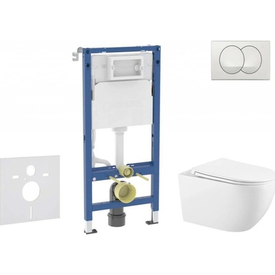 Geberit Duofix s tlačidlom Delta SANI11CA3143B