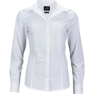 James & Nicholson s dlouhým rukávem JN641 bílá