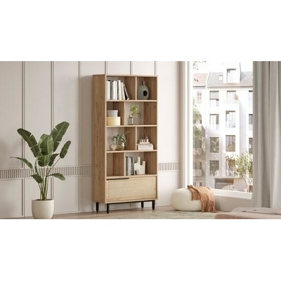 Hanah Home knihovna ON4-SU Walnut Oak
