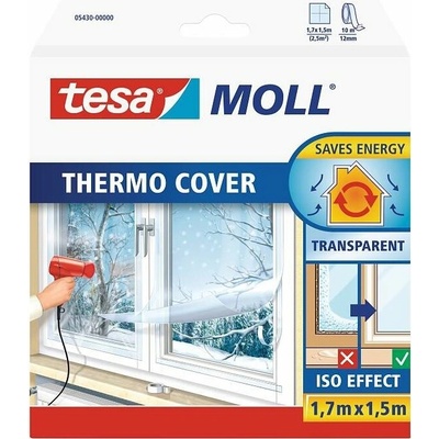 tesamoll Izolačná fólia do okien Thermo Cover 1,7 m transparentná