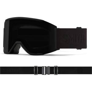 SMITH Ски маска Smith Squad MAG ChromaPop S3+S1 (VLT 12+55%) Ski goggles - Black / Sun Black + Storm Blue Sensor Mirror - размер M/L (417-3157-0111)