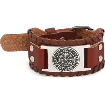 HARAHU Гривна ro-34349 - Кафява / Сребриста 2 kp34349 (ro-34349)