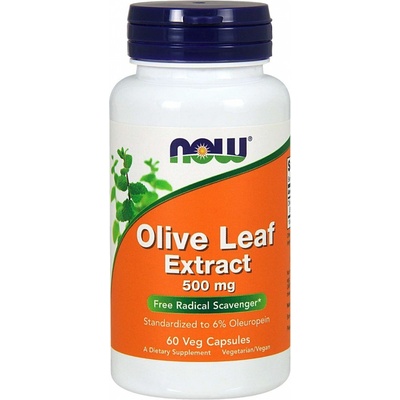 Now Foods Foods Olivový List Olive Leaf Extract 500 mg 60 kapslí