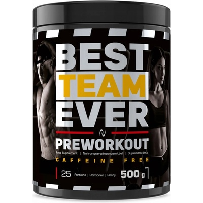 Hitec nutrition BEST TEAM EVER preworkout caffeine free 500 g