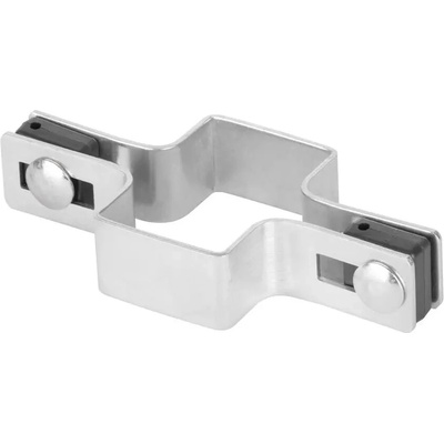 Objímka Strend Pro EUROSTANDARD, 60x40 mm, priebežná, pozinkovaná, na hranatý stĺpik