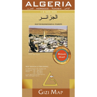 Alžírsko (Algeria) 1:2,5m mapa GIZI