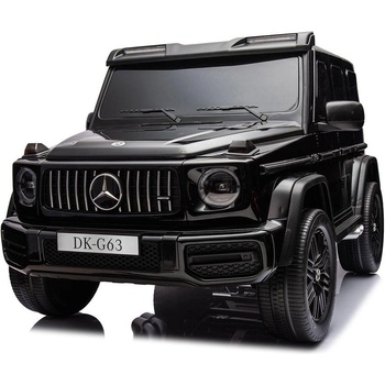 Mercedes Двуместна джип g63 4x4 24v батерия, mp3, с меки гуми с Кожен