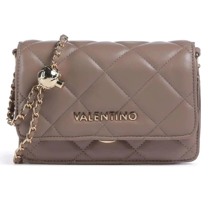 Valentino bags Ocarina prošívaná crossbody kabelka taupe