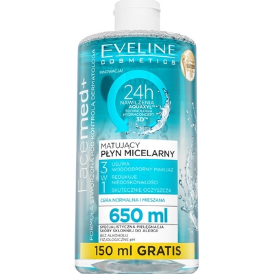 Eveline FaceMed+ Mattifying Micellar Water 650 ml
