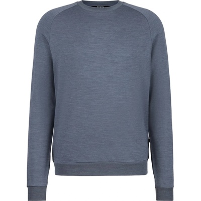 Stoic Мъжки вълнен пуловер Stoic MerinoTerry250 BaraSt. Pullover Merino jumper - Ocean Blue / Melange - размер XL (005-6999-0314)
