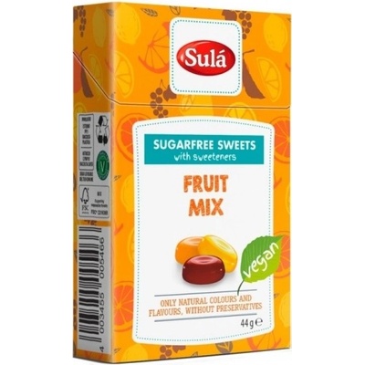 Sulá Bonbóny bez cukru fruit mix 44 g