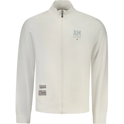 Accademia militare Мъжки суичър с цип military academy, Размер s, Цвят Бяло (s6s663-5731_bi001)