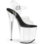 Pleaser USA Pleaser Flamingo-808 Clr-Blk/Clr 41