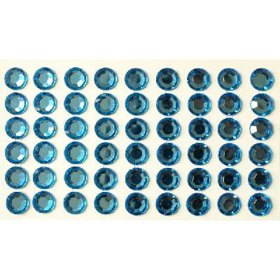 Samolepiace kamienky 10 mm modré