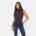 I Saw It First Ruched Front Slinky Top - Chocolate