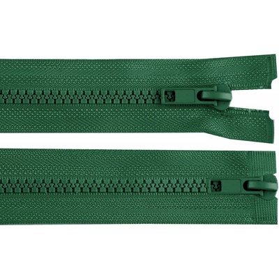 Stoklasa Zip kostěný No 5 dělitelný 2 jezdce / dvoucestný 70 cm bundový Balení: 1 ks, Varianta: 273 zelená smrková 273 zelená smrková