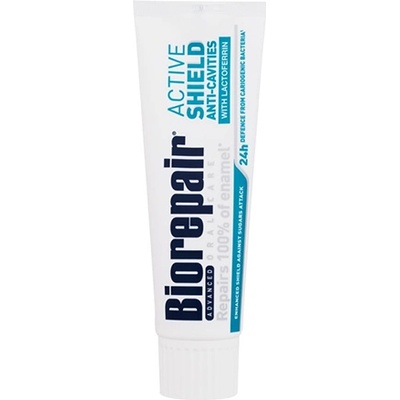 Biorepair Advanced Active Shield Toothpaste паста за зъби против зъбна плака и за здрави венци унисекс 75 мл