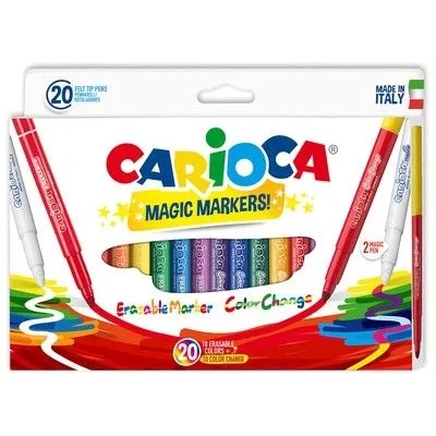 CARIOCA - Комплект от вълшебни маркери - 18 цвята + 2 специални (41369_1)
