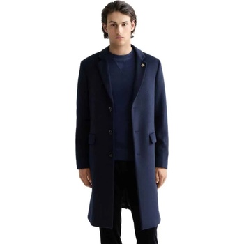 Scotch & Soda Палто Scotch & soda Classic Wool coat - Blue (Blue)
