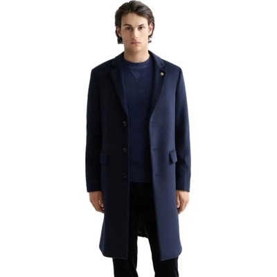 Scotch & Soda Палто Scotch & soda Classic Wool coat - Blue (Blue)