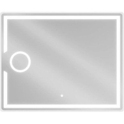 Mexen Onyx осветено огледало за баня с козметично огледалце 100 x 80 cm, LED 6000K, против конденз - 9813-100-080-611-00 (9813-100-080-611-00)