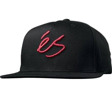 És Script Snapback Black